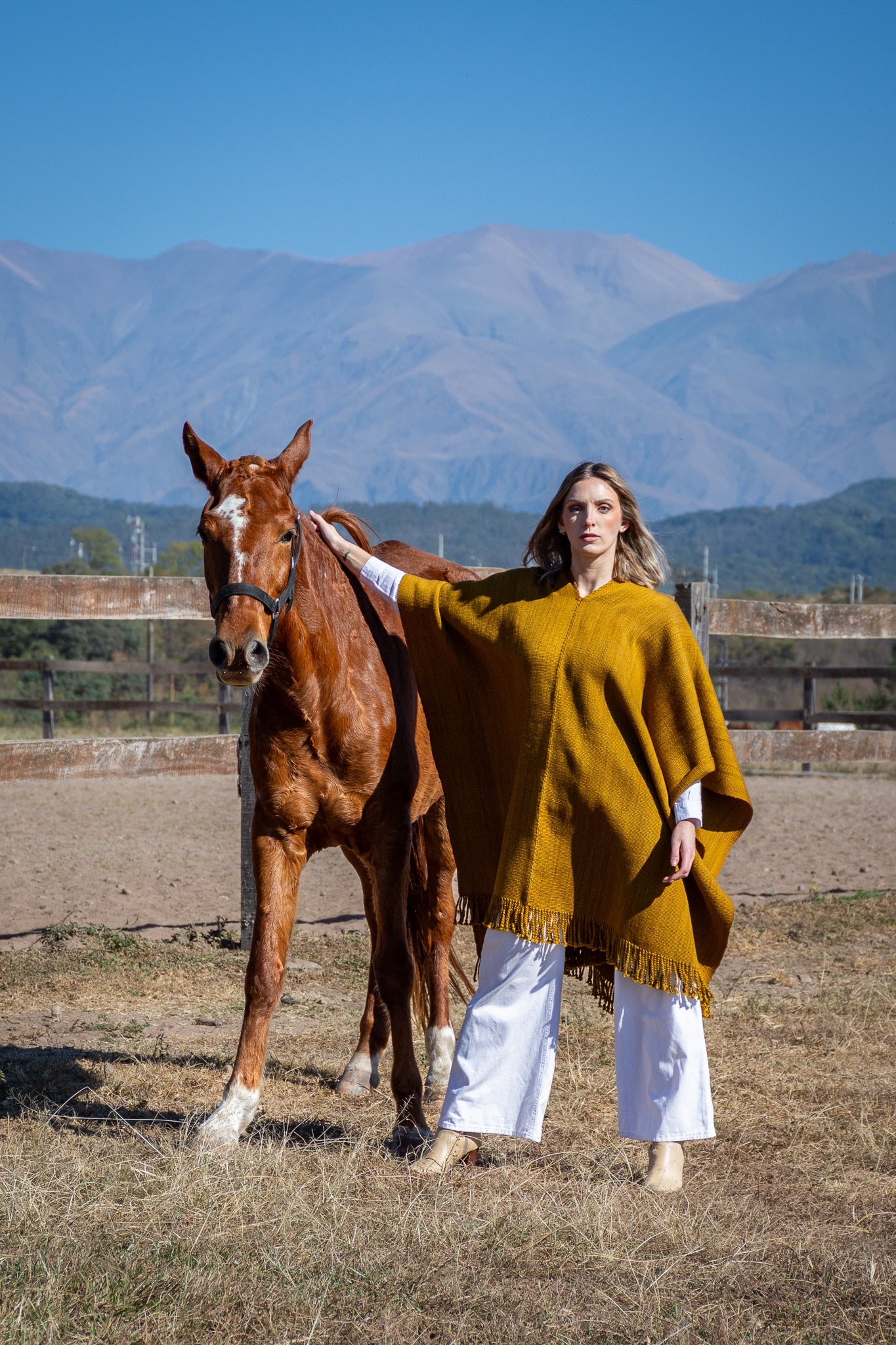 Poncho "Bernardita" Telar Criollo