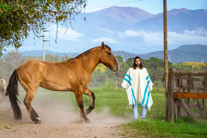 Poncho "San Martin" Obra en Telar Criollo